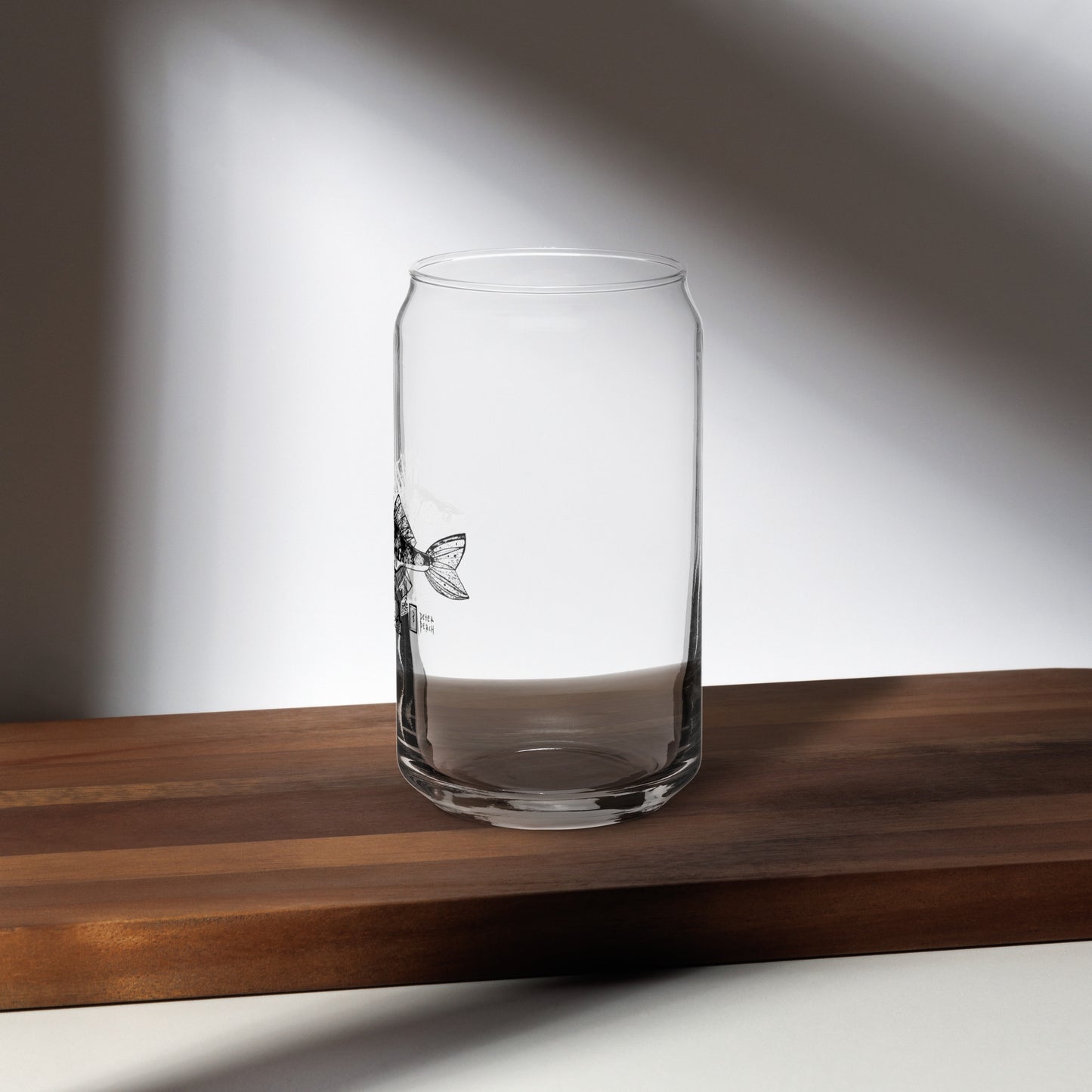 Perch With Feet Can-shaped glass