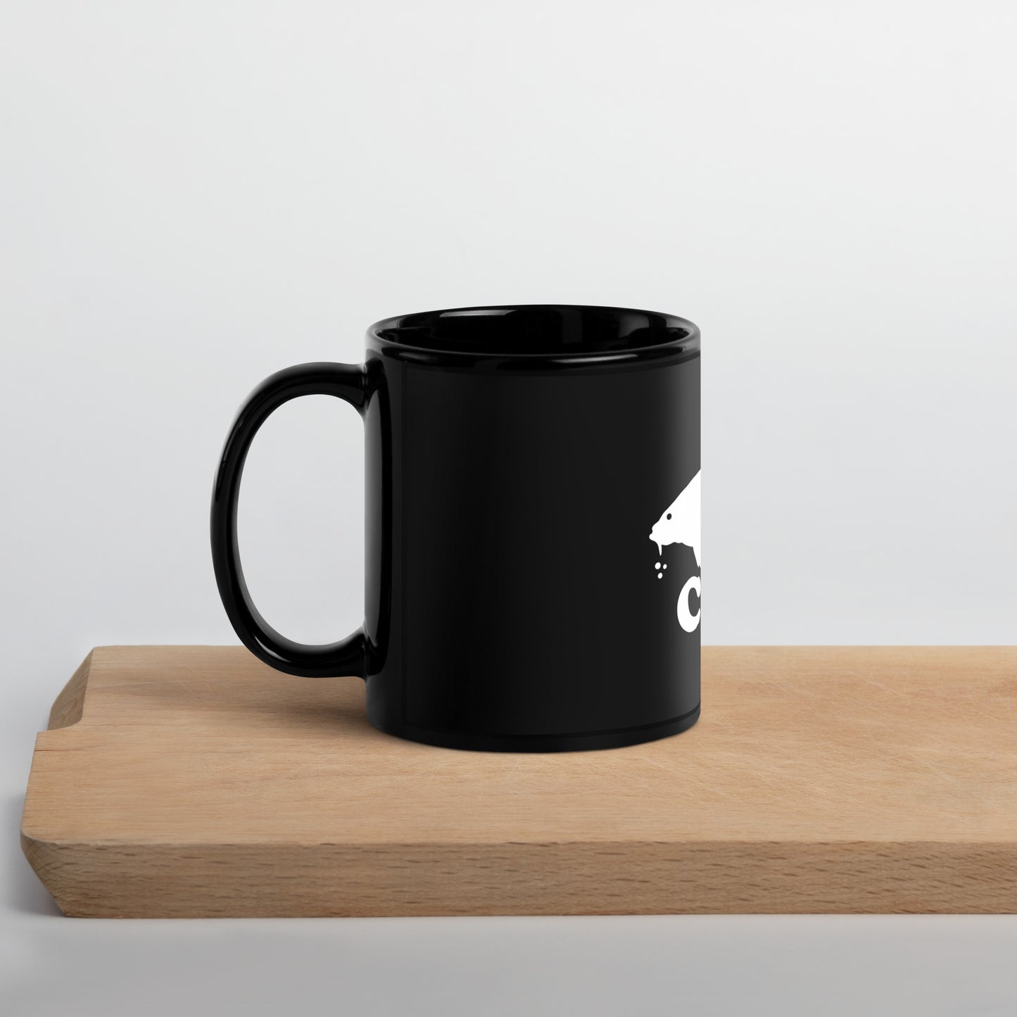 Carp / Crap Black Glossy Mug