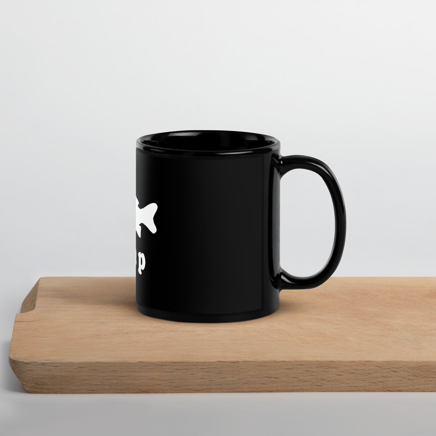 Carp / Crap Black Glossy Mug