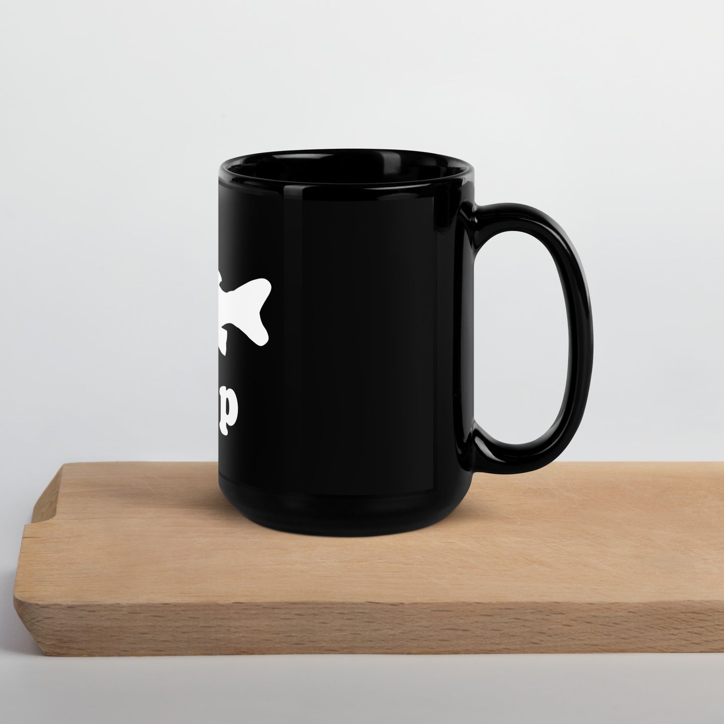 Carp / Crap Black Glossy Mug