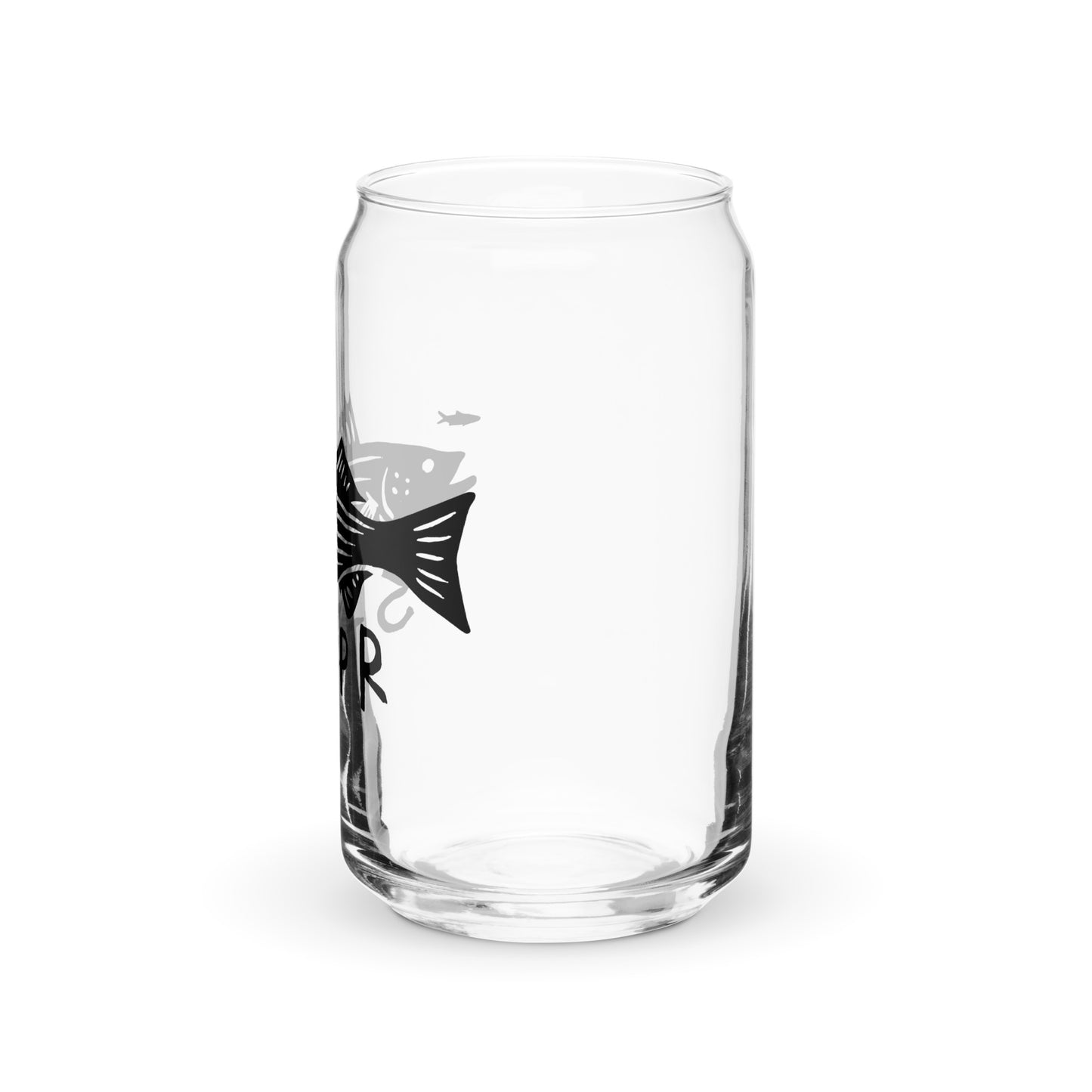 STRPR Striped Bass Can-shaped glass