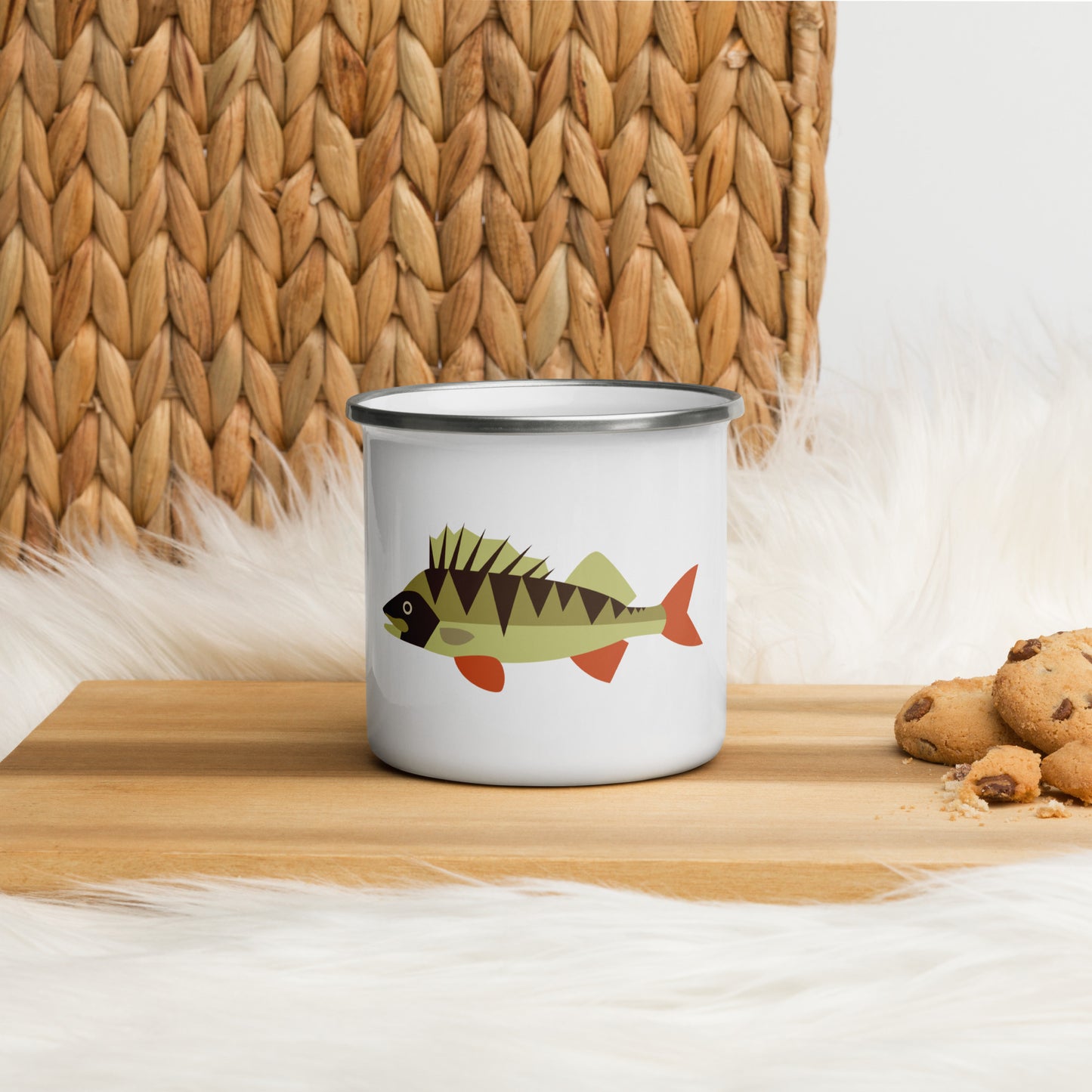 Classic Perch Enamel Mug