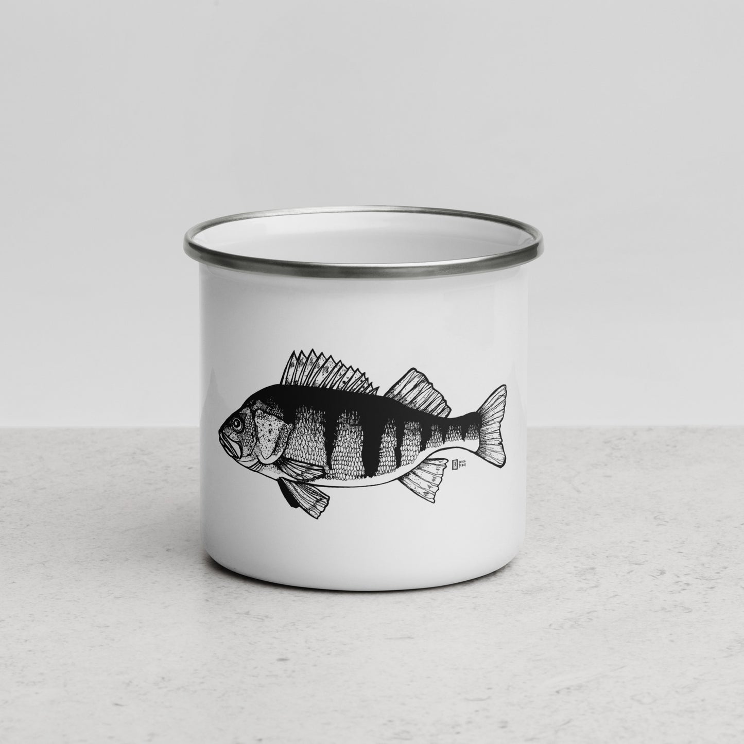 Big Perch Enamel Mug