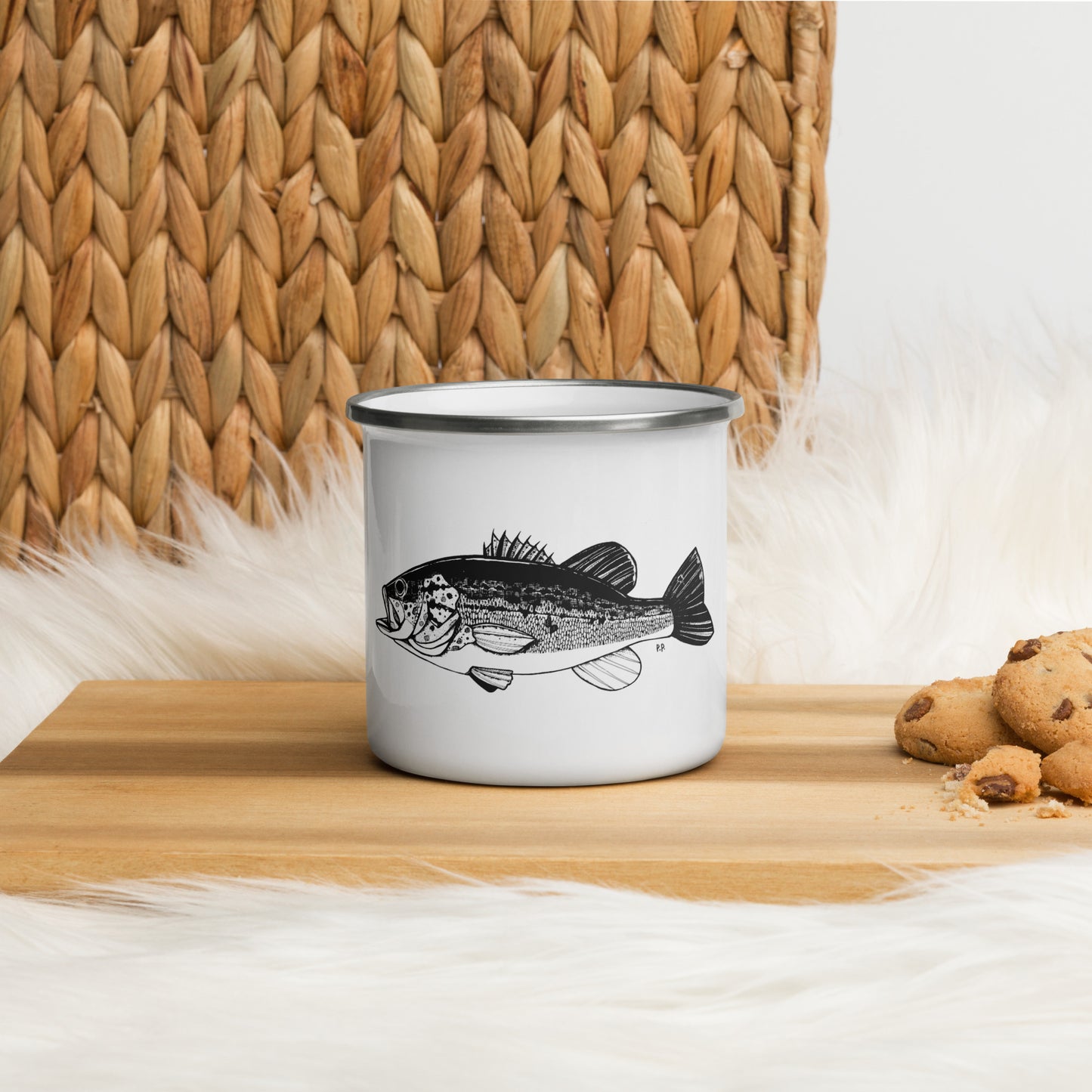 Bass Enamel Mug