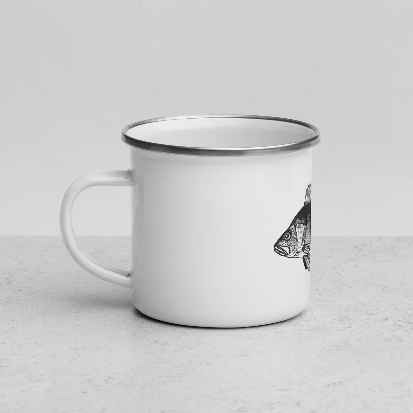 Big Perch Enamel Mug