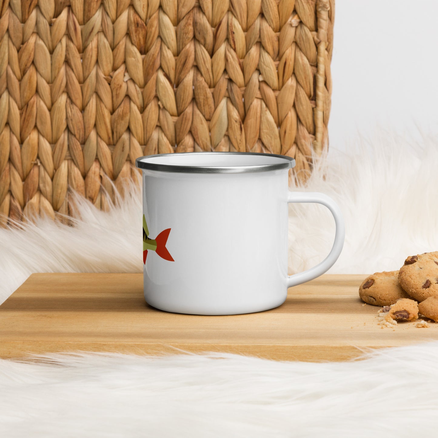 Classic Perch Enamel Mug