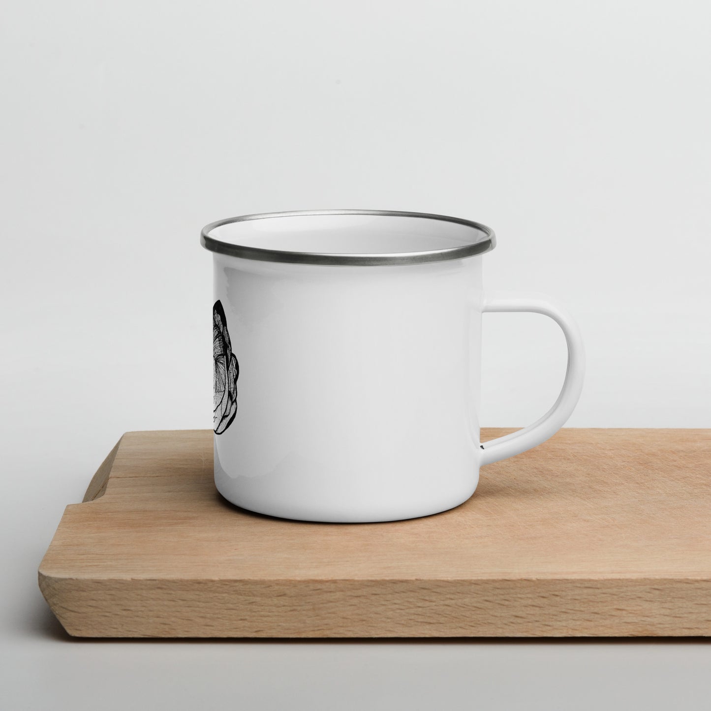 Carp Head Enamel Mug