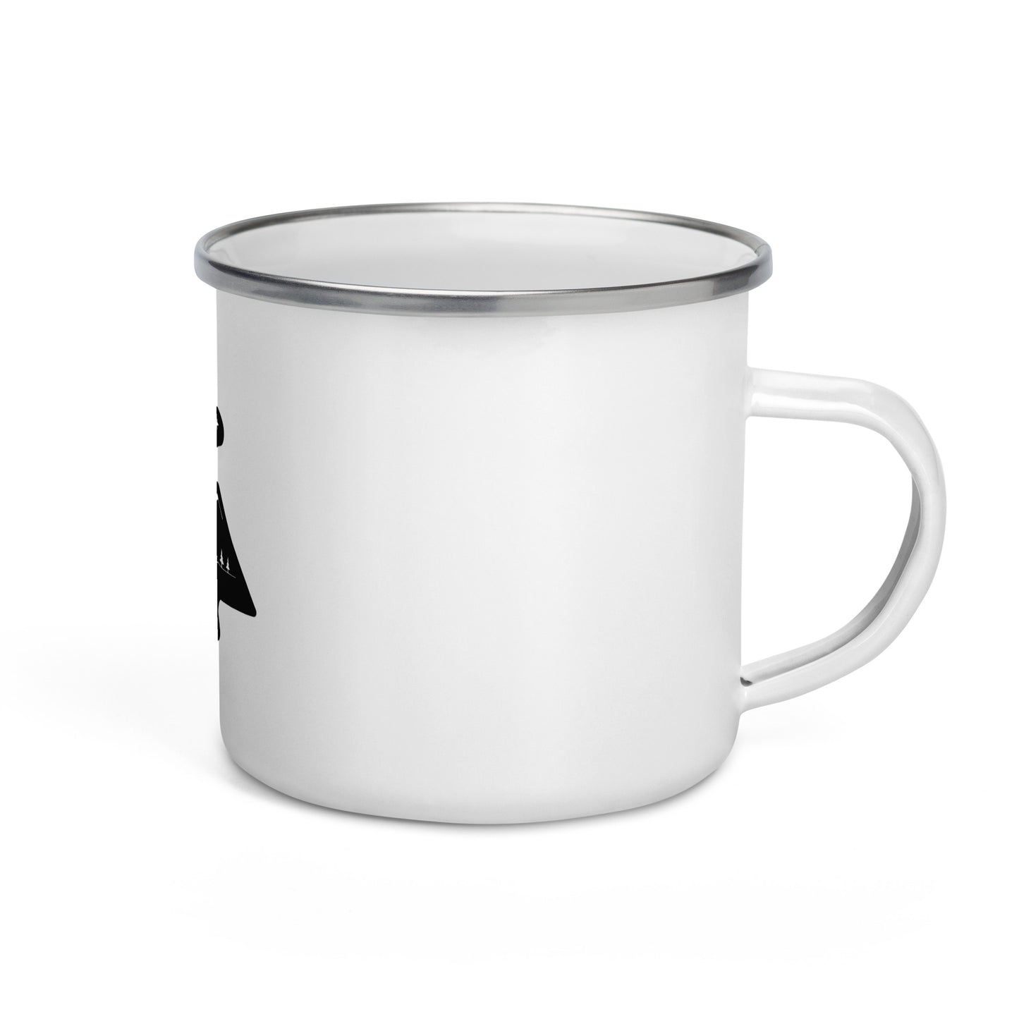 THE TROUT IS OUT THERE Enamel Mug