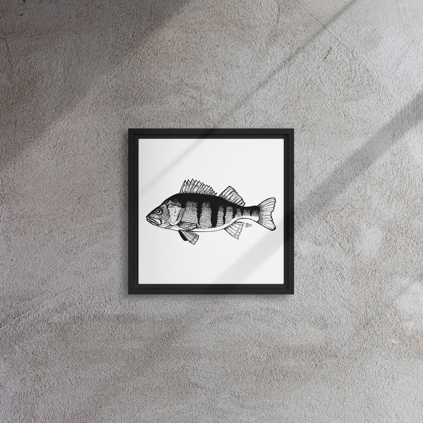 Big Perch Framed canvas