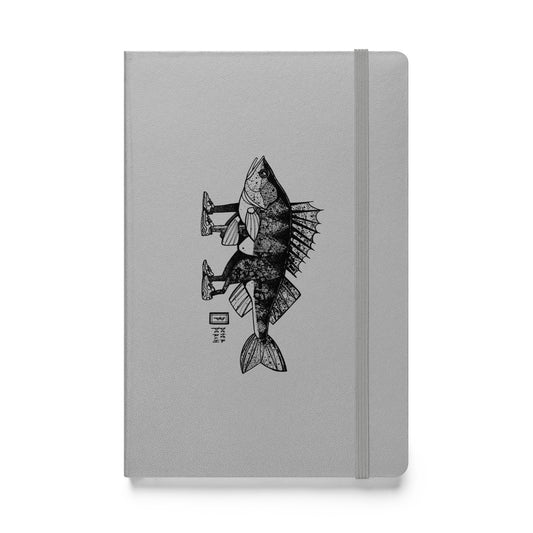 Perch With Feet Hardcover bound notebook