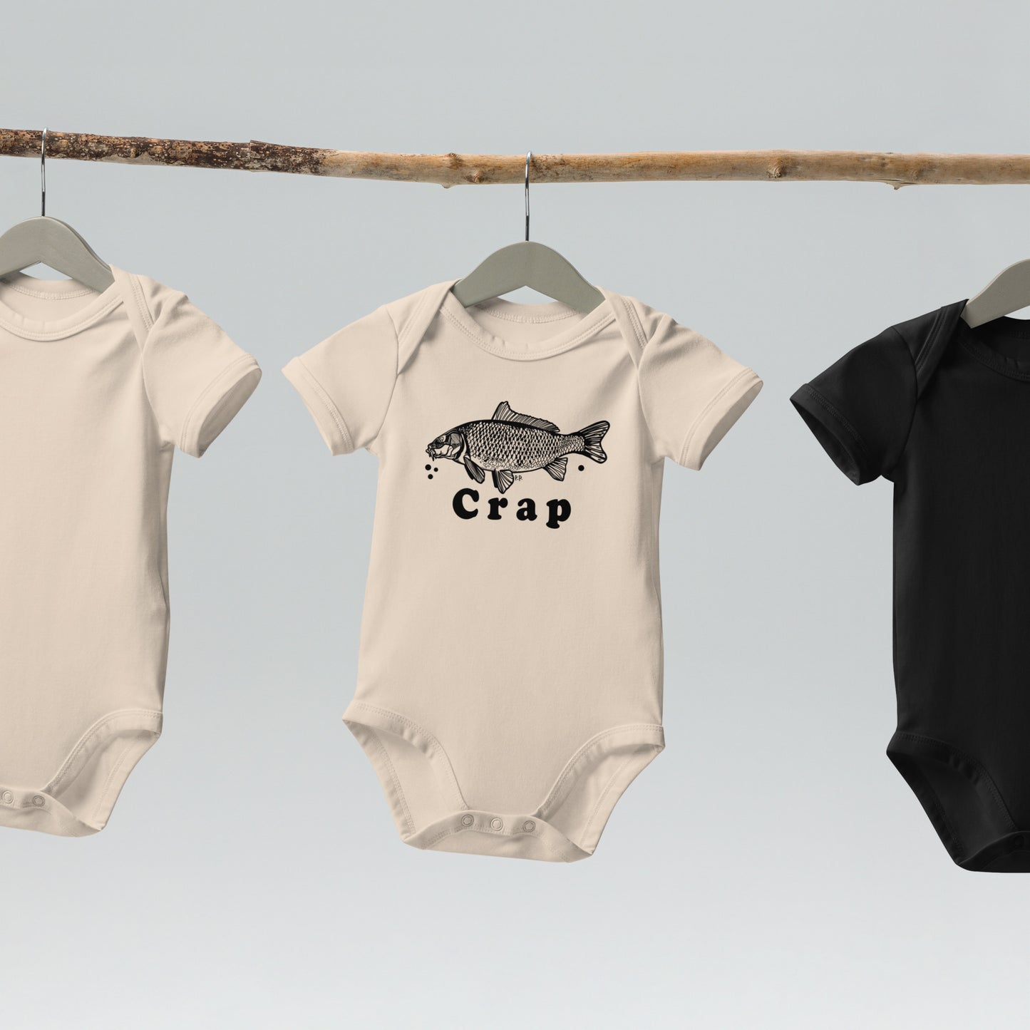 CRAP! Organic cotton baby bodysuit