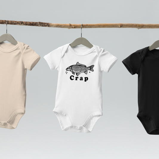 CRAP! Organic cotton baby bodysuit