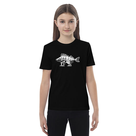 Perch with feet Organic cotton kids t-shirt