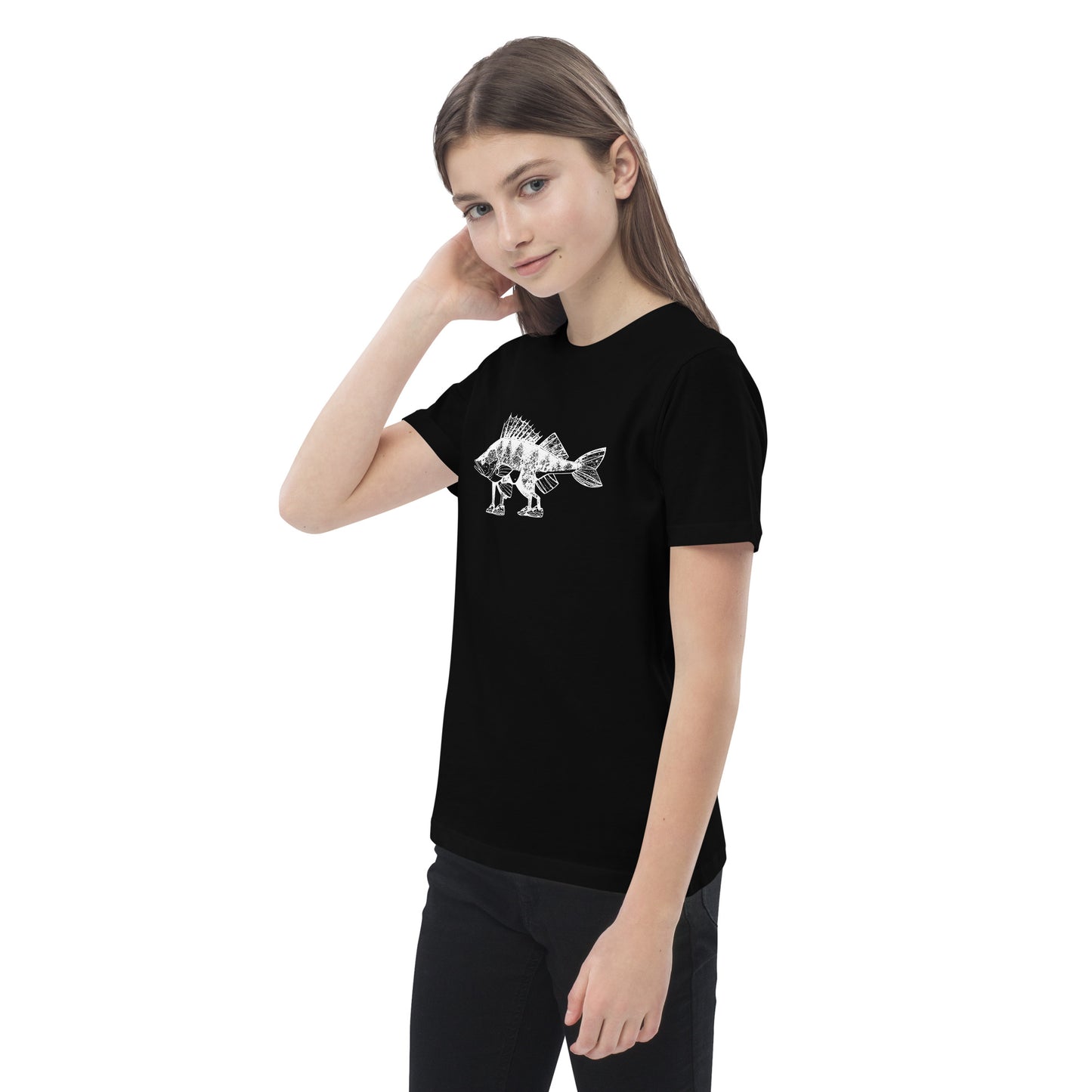 Perch with feet Organic cotton kids t-shirt