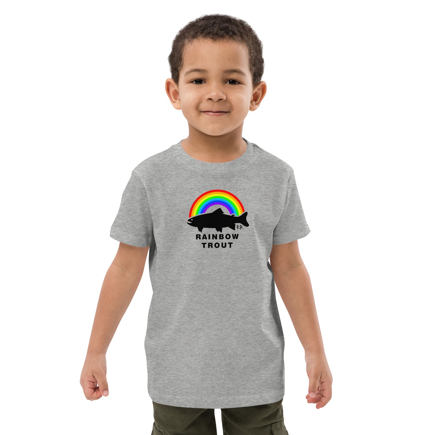 Rainbow Trout Organic cotton kids t-shirt