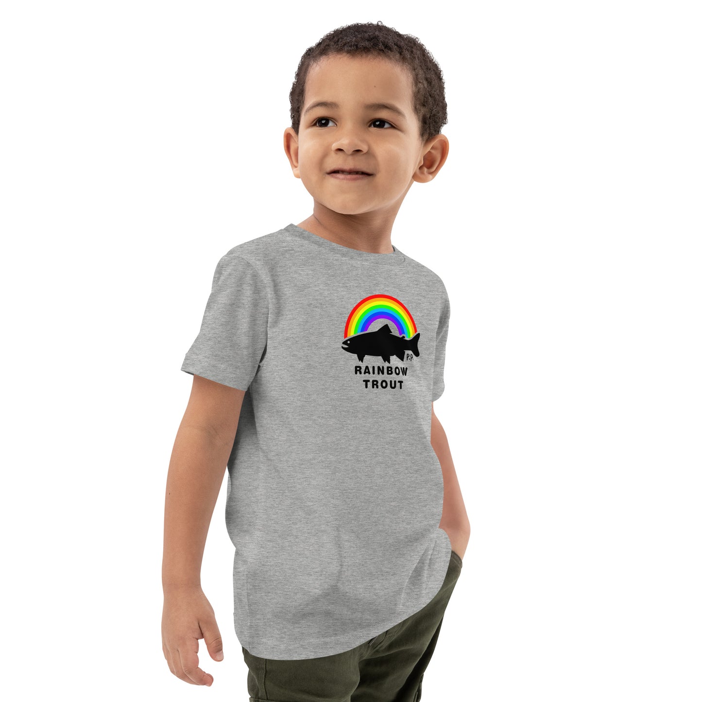 Rainbow Trout Organic cotton kids t-shirt