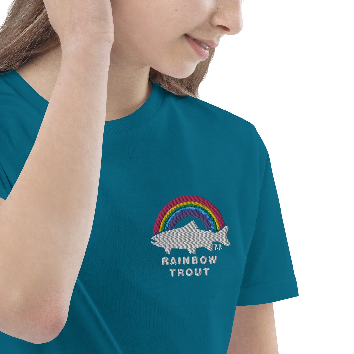 Rainbow Trout Organic cotton kids t-shirt