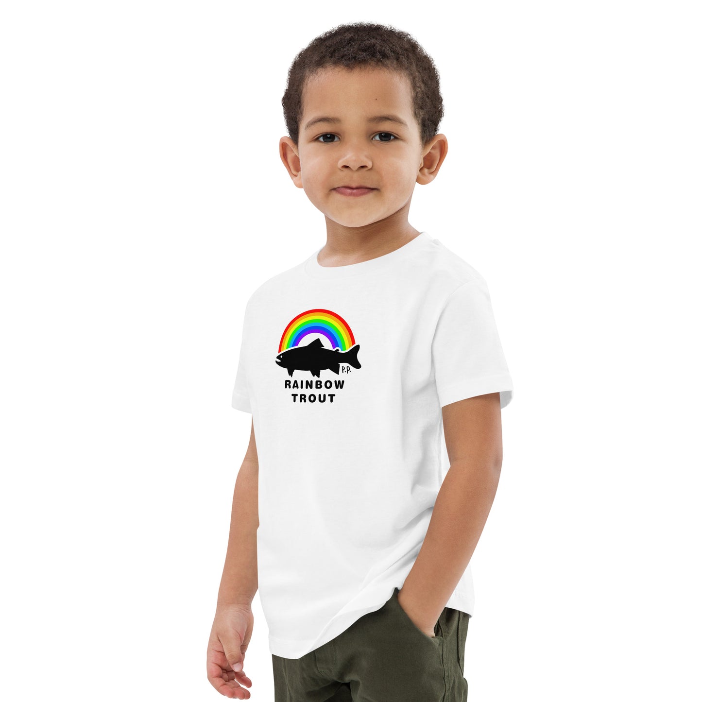 Rainbow Trout Organic cotton kids t-shirt