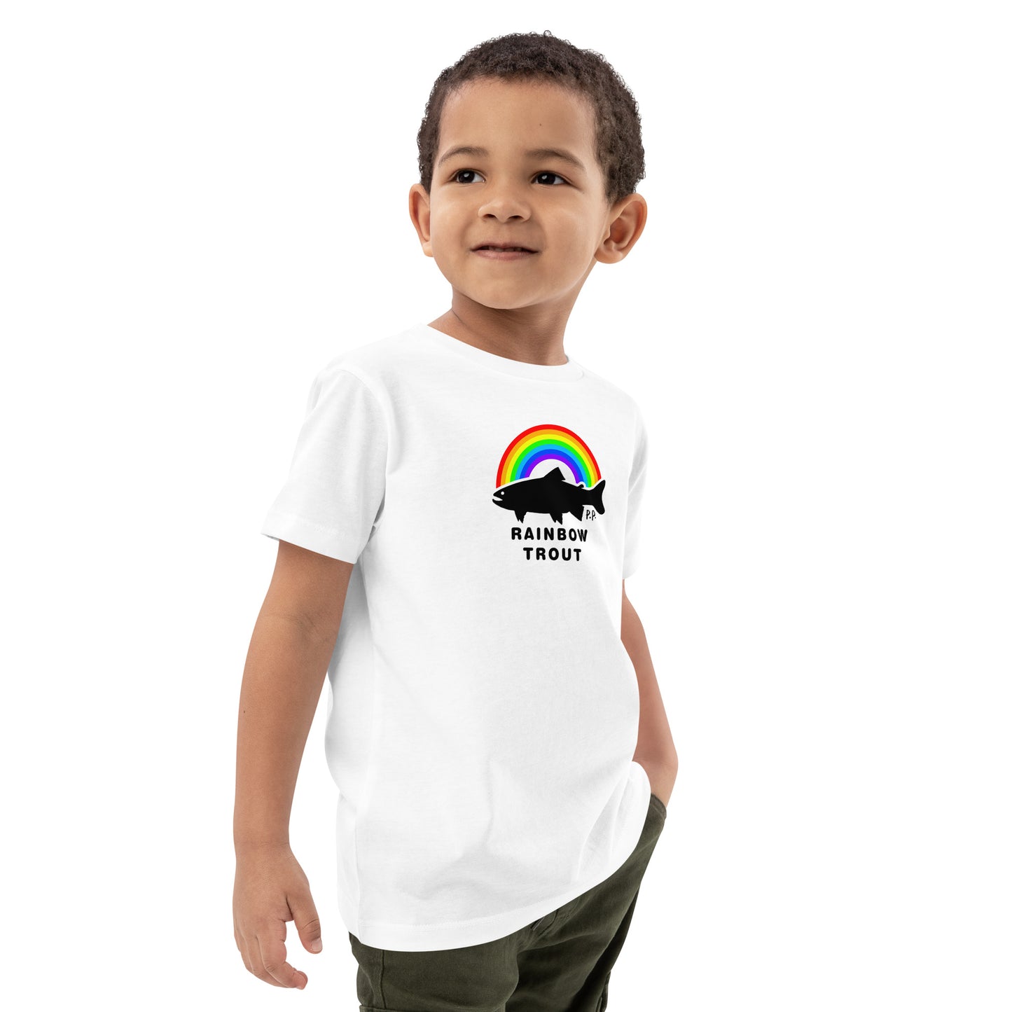 Rainbow Trout Organic cotton kids t-shirt