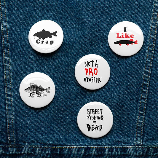 Set of pin buttons