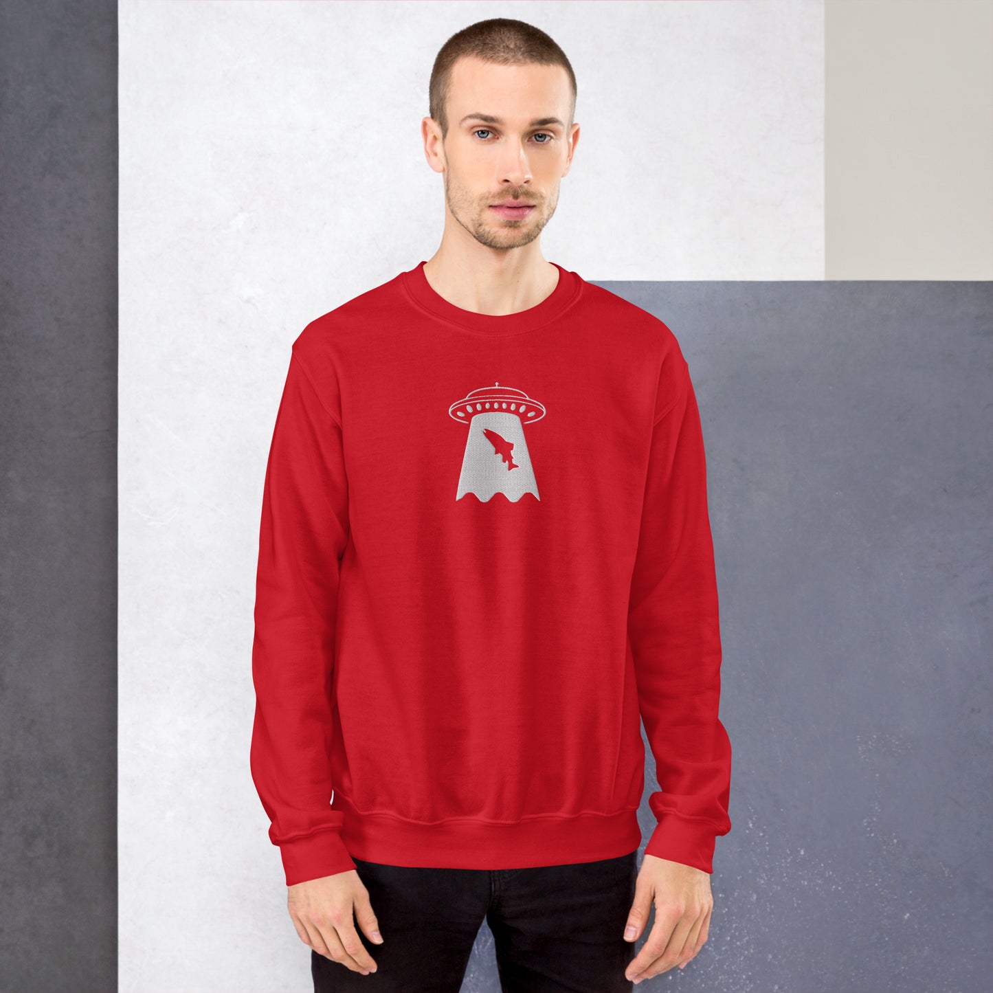 THE TROUT IS OUT THERE Unisex Sweatshirt
