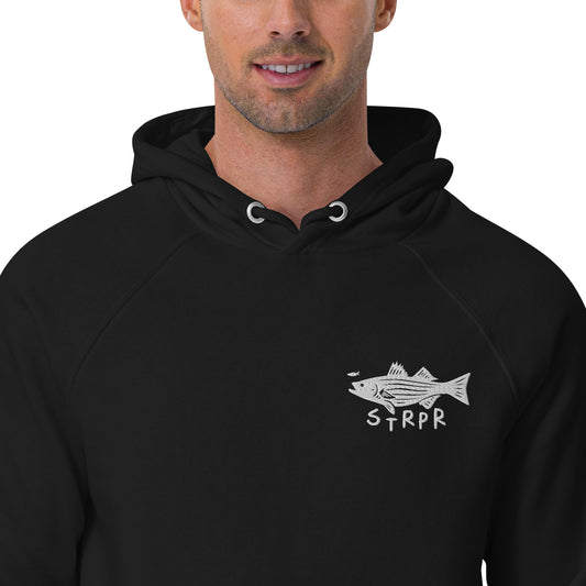 STRPR Striped Bass Unisex eco raglan hoodie