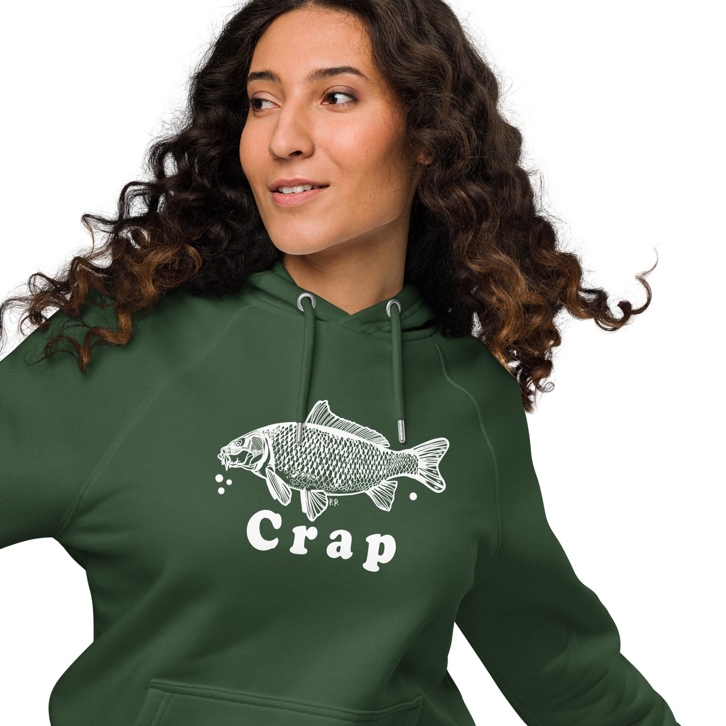 CRAP! Unisex eco raglan hoodie