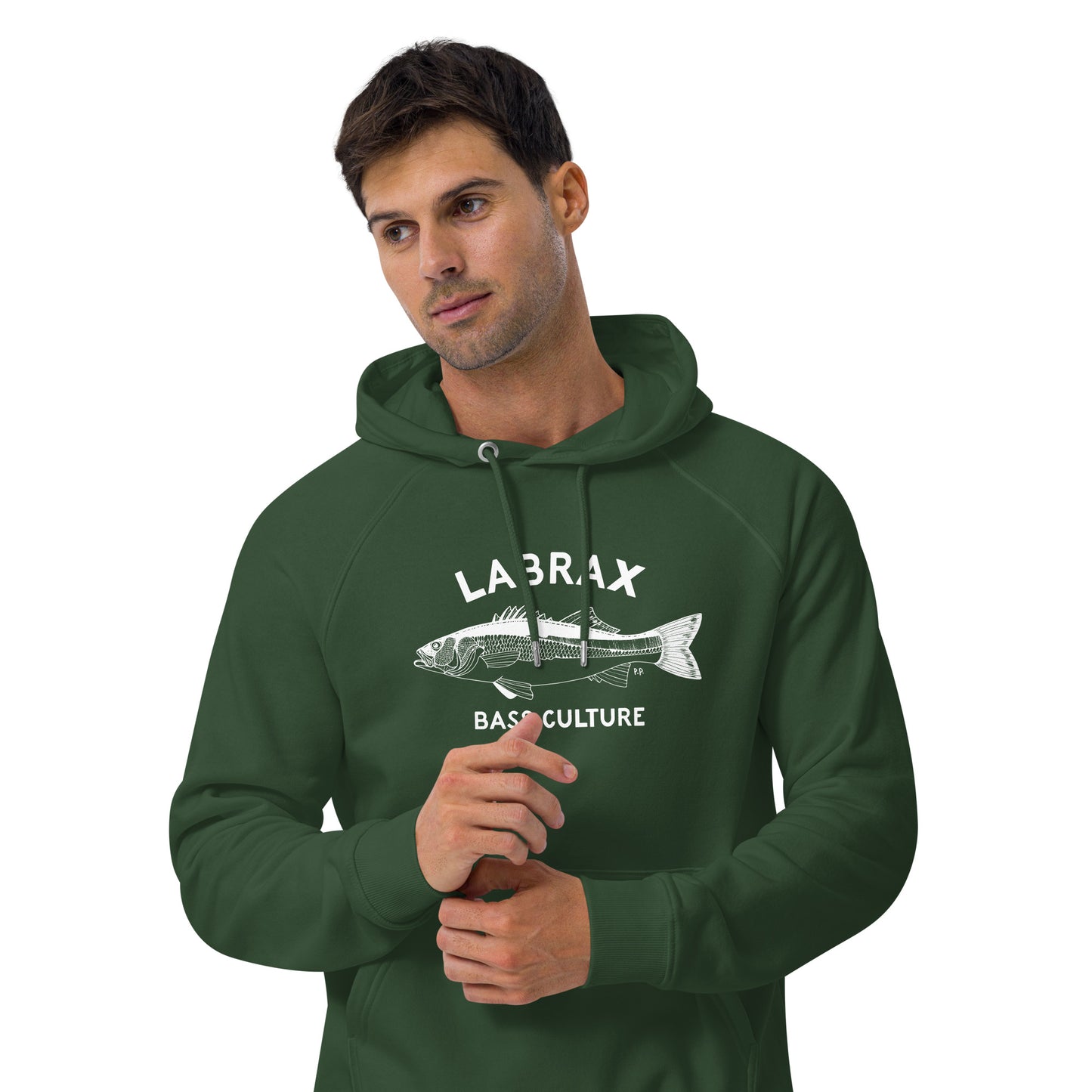 LANRAX Bass Culture Unisex eco raglan hoodie