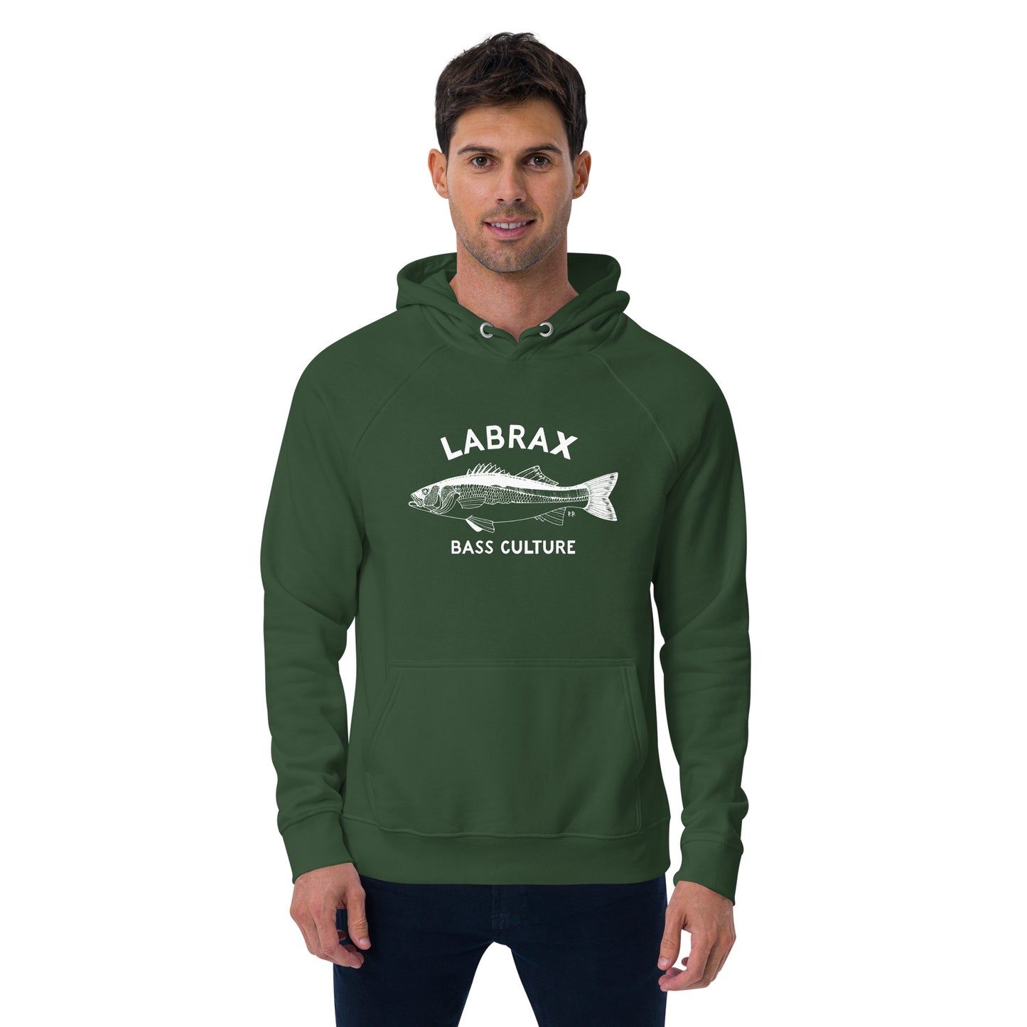 LANRAX Bass Culture Unisex eco raglan hoodie