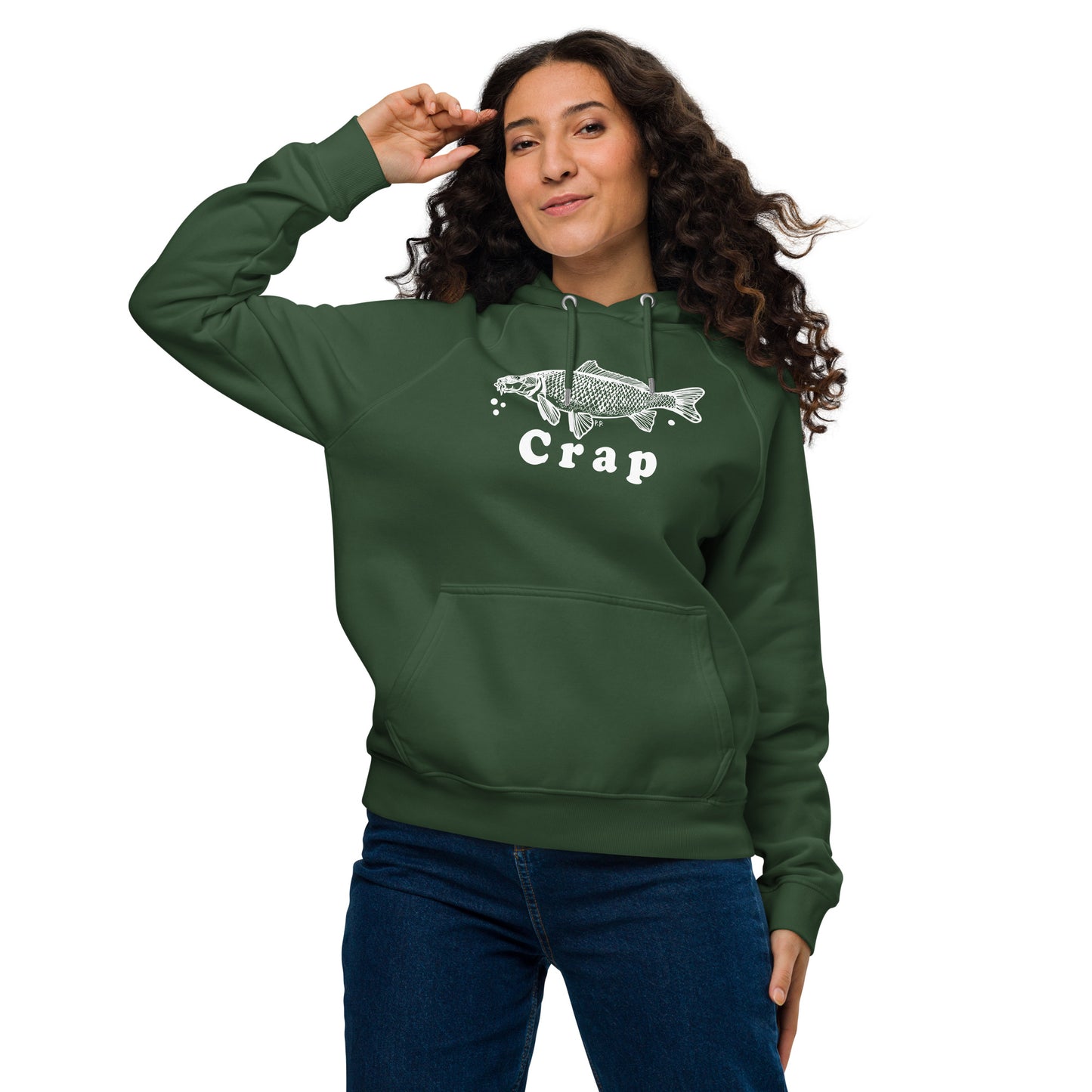 CRAP! Unisex eco raglan hoodie