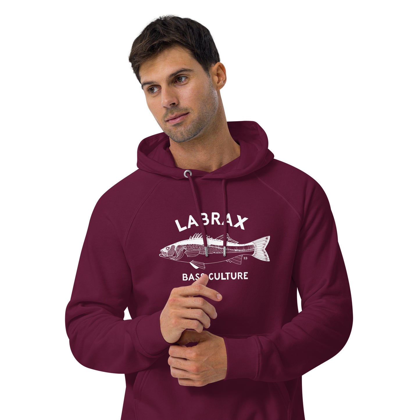 LANRAX Bass Culture Unisex eco raglan hoodie