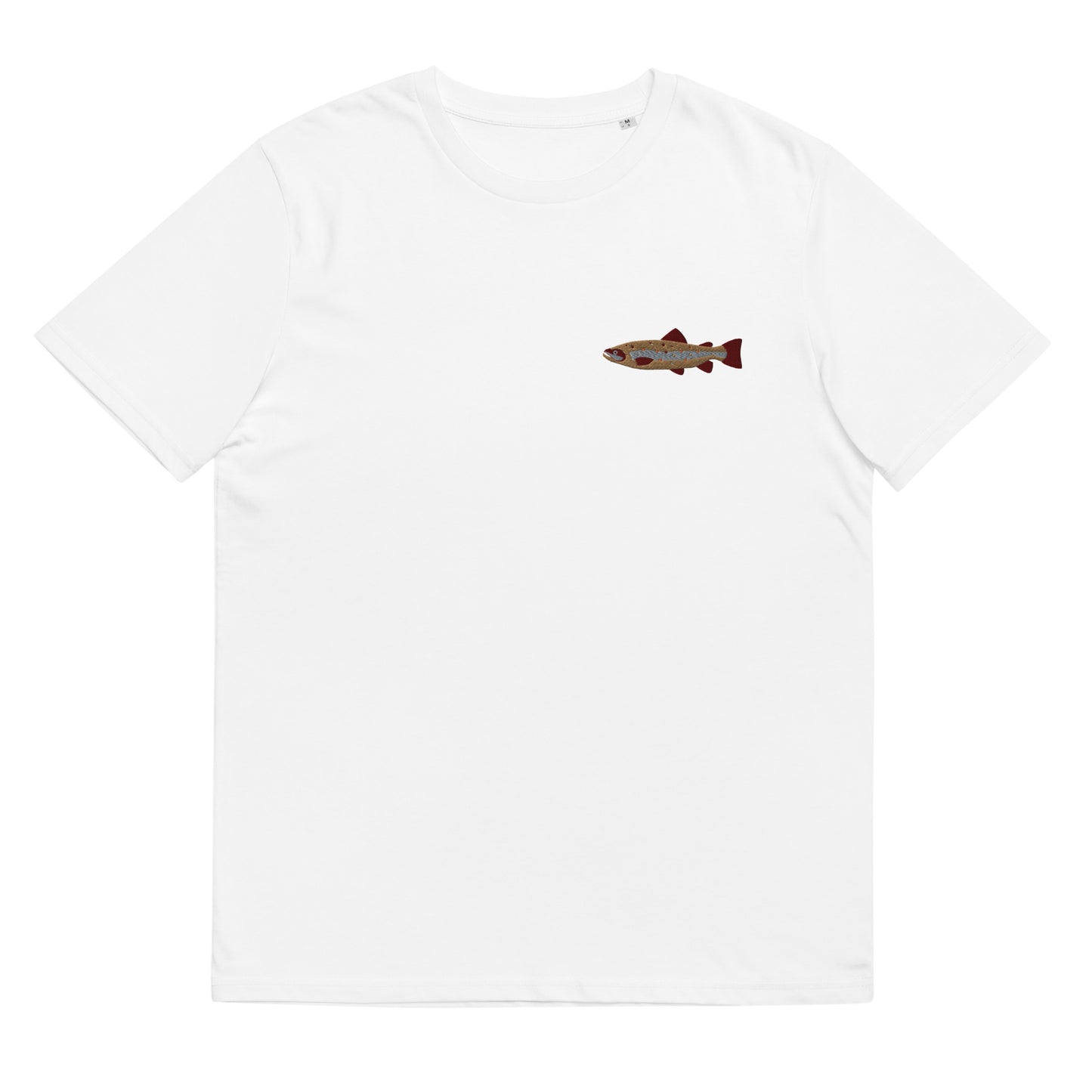 Brown Trout Unisex organic cotton t-shirt