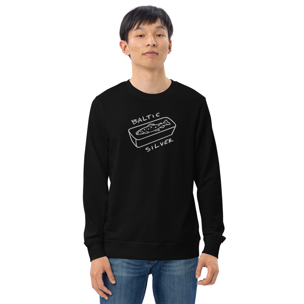 Baltic Silver Unisex organic sweatshirt