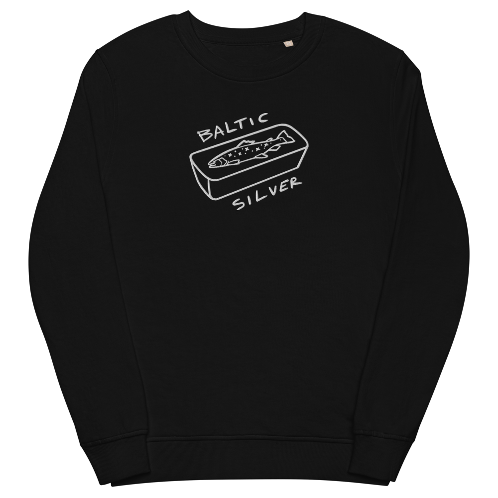 Baltic Silver Unisex organic sweatshirt