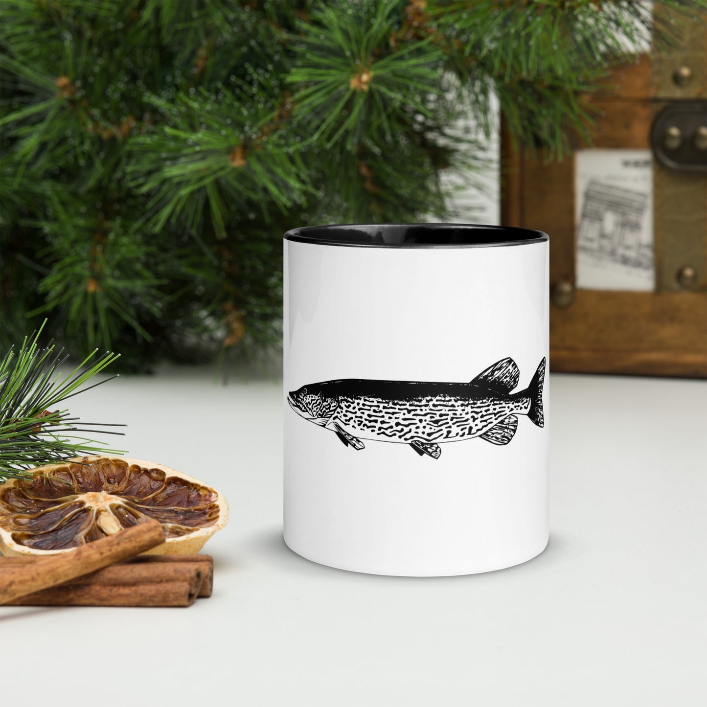 Pike Mug with Color Inside