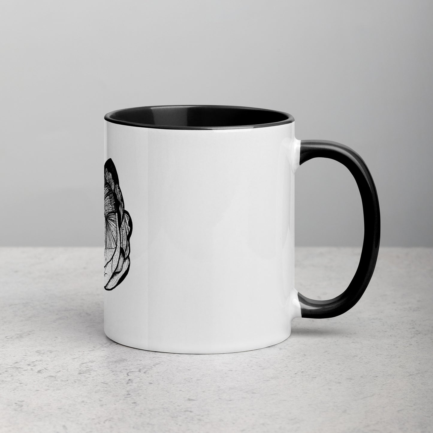 Carp Head Mug with Color Inside