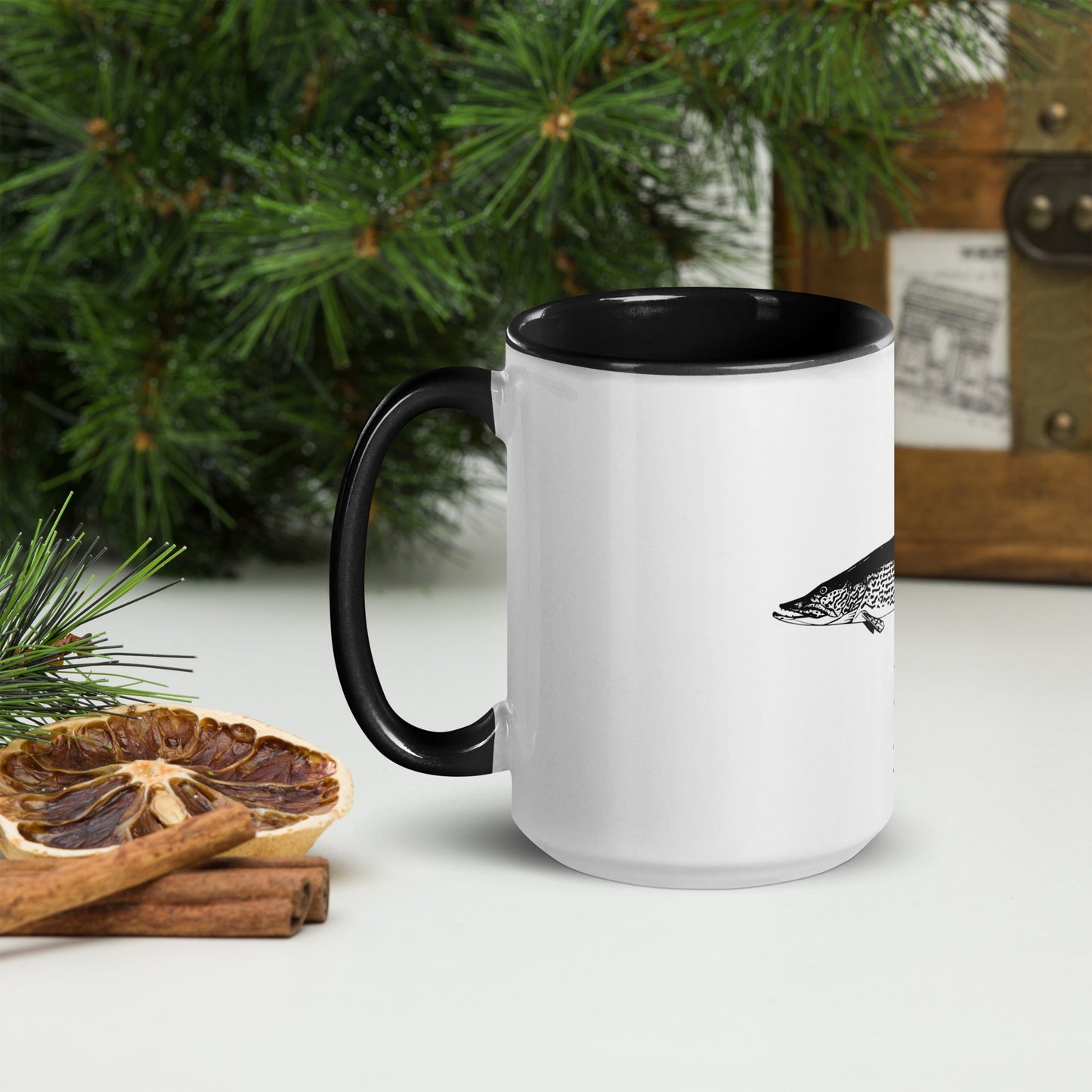 Pike Mug with Color Inside