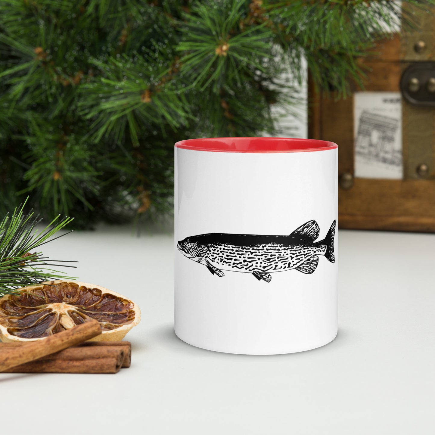Pike Mug with Color Inside