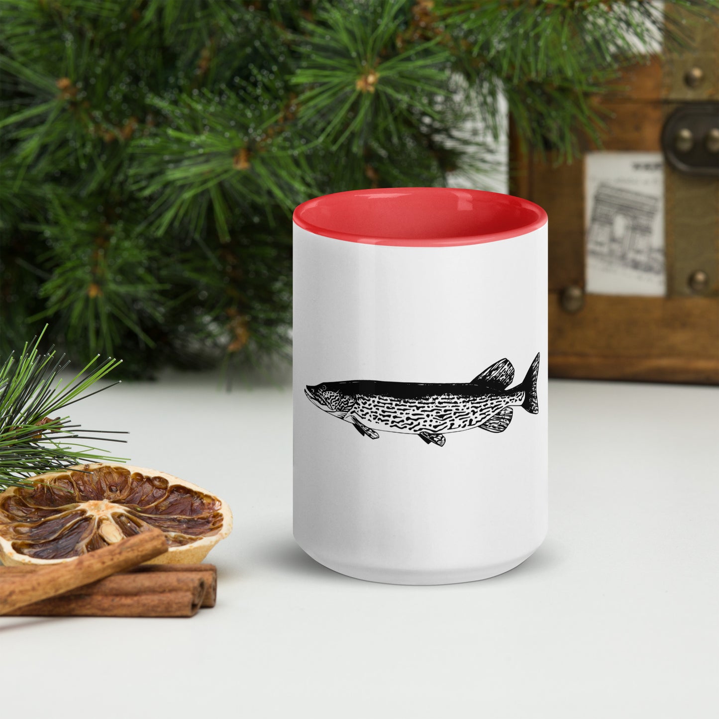 Pike Mug with Color Inside