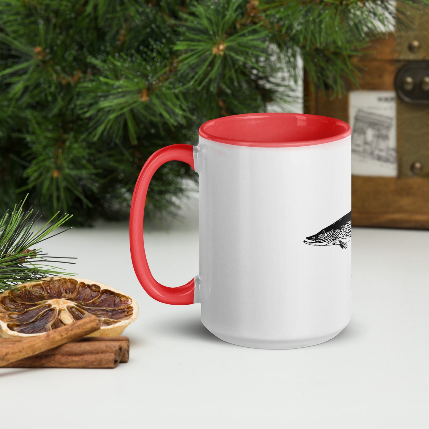 Pike Mug with Color Inside