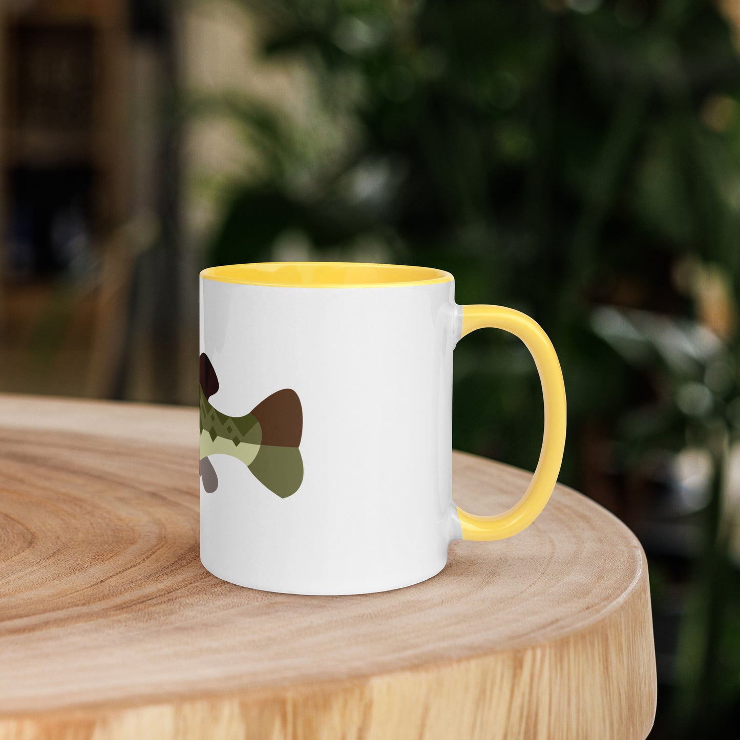 Largemouth Bass Mug with Color Inside